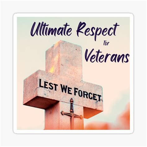 "Ultimate Respect for Veterans" Sticker for Sale by Karjaktalez | Redbubble