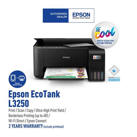 Epson EcoTank L3250 Wi-Fi All-in-One Ink Tank Printer (Replacement for ...