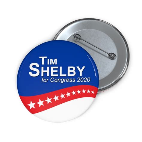 Custom Campaign Buttons | Shelby for Congress | Pin Back Buttons