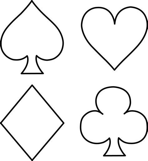 Playing Cards Symbols - ClipArt Best