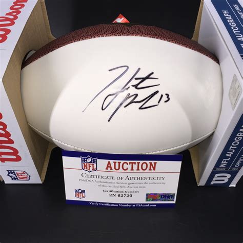 NFL - Raiders Hunter Renfrow Signed Panel Ball (Slight Smudge) - The ...