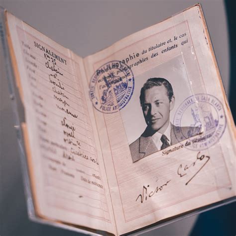 The Spy Museum on Twitter: "ON DISPLAY - View the character Victor Laszlo’s Prop Passport (ca ...