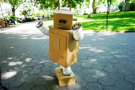 Build-your-own Cardboard Box Robot Costume Instructions Only - Etsy