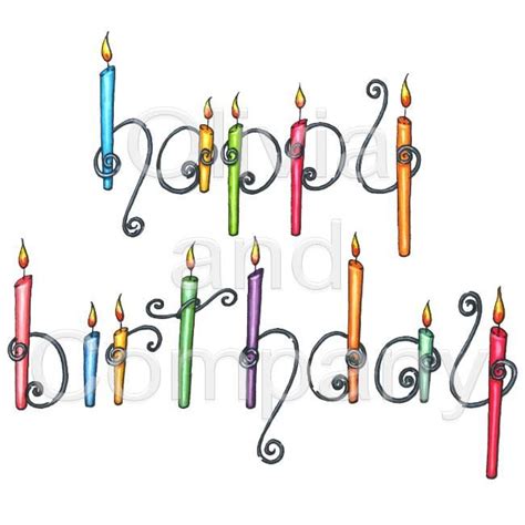 Happy Birthday Candles | Happy birthday candles, Lettering, Creative lettering