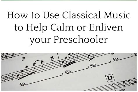 A Beginner's Guide to Classical Music for Preschool Children