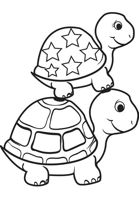 Free & Easy To Print Turtle Coloring Pages - Tulamama