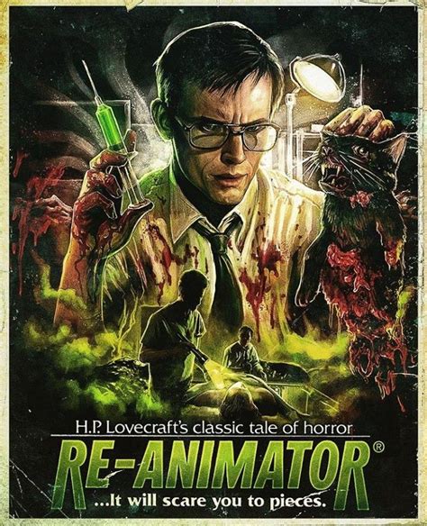 Re-Animator - Herbert West - Stuart Gordon - Jeffrey Combs - horror - horrorart - horrormovie ...