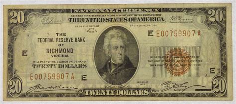 Series 1934-A Hawaii Federal Reserve Note $20 Dollars Note | Property Room