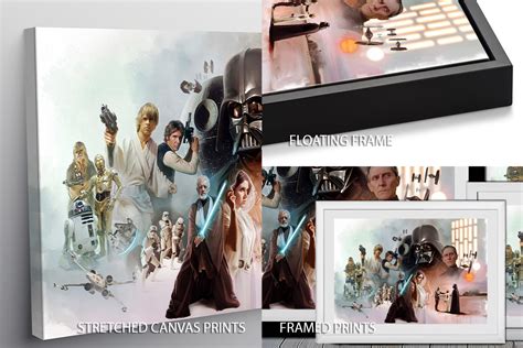 Star Wars Original Cast on Canvas Print | Canvas Prints Australia