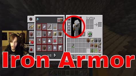 HOW TO MAKE IRON ARMOR IN MINECRAFT - YouTube