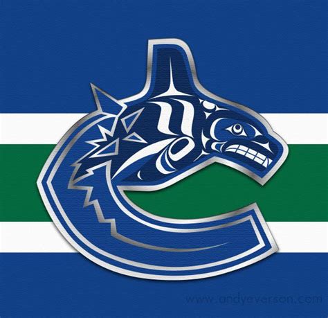 Vancouver Canucks art: Kwa-nucks by Andy Everson. More at http://www ...