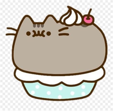 Cute Sticker - Pusheen Food Clipart (#3324858) - PinClipart