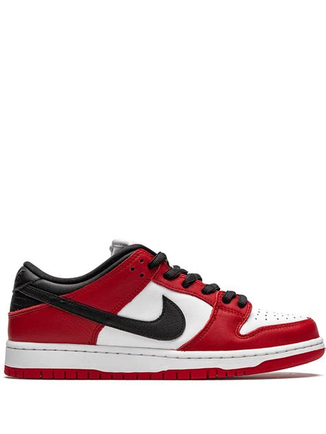 Nike Sb Dunk Low Pro Sneakers In Red | ModeSens