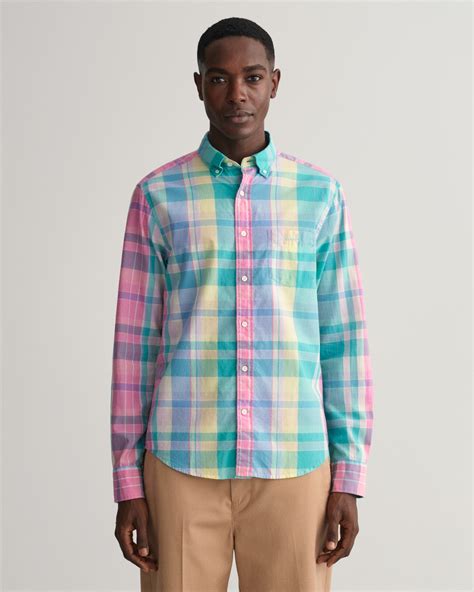 Regular Fit Colorful Madras Shirt - GANT