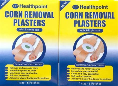 Corn pad PLASTER Medicated Plasters Removal Foot UK Dispatch 1 ,2 BOX 6 ...