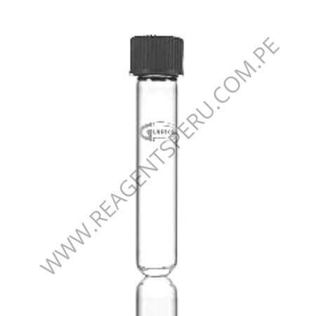 Tubo de Ensayo de Vidrio Borosilicato 3.3 con Tapa Rosca - REAGENTS ...