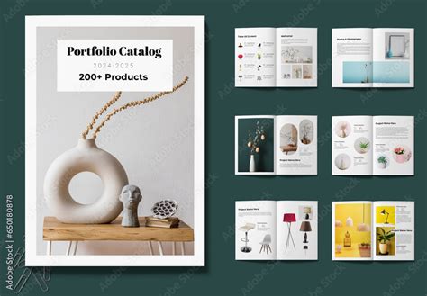 Portfolio Catalog Design Template Stock Template | Adobe Stock