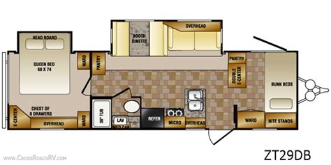 bunk house rv travel trailer floor plans - Yahoo Image Search Results Travel Trailer Floor Plans ...