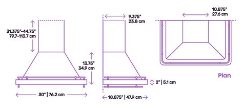 Range Hood Dimensions In Cm - The dimensions that the range hoods for ...