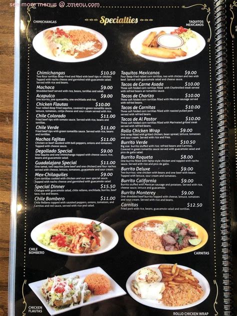 Menu at Don Julio pub & bar, Lino Lakes