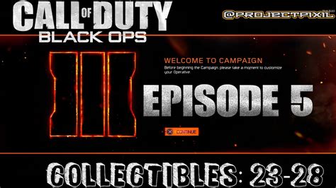 Call of Duty Black Ops 3: Full Campaign Walkthrough w/ all 56 Collectibles | EP #5 Hypocenter ...