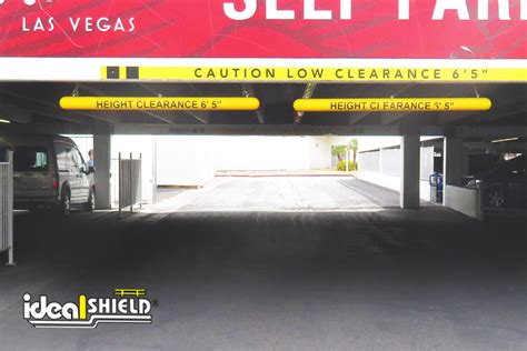 Overhead Height Clearance Bars for Parking Garages | Ideal Shield