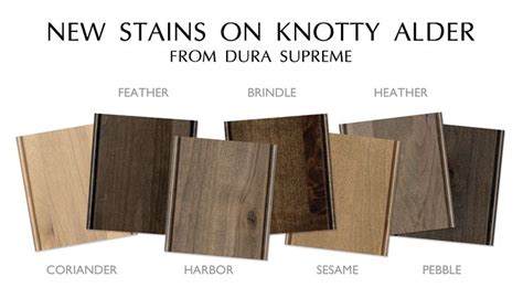 Cabinet Finishes - Dura Supreme Cabinetry | Staining cabinets, Alder ...