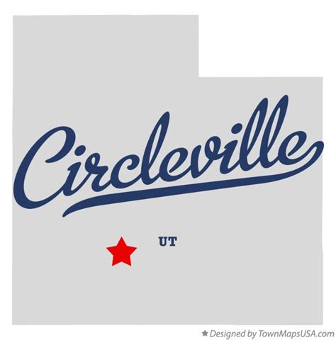 Map of Circleville, UT, Utah