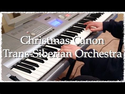 Christmas Canon | Trans-Siberian Orchestra | Piano Cover - YouTube