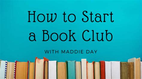 Author Maddie Day's Guide to Starting a Book Club