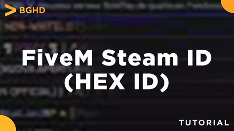 How to get FiveM Steam HEX ID - YouTube