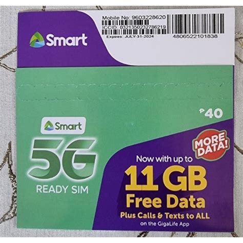 Smart sim card 5G LTE sim card prepaid tri-cut sim card | Shopee ...