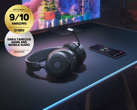 Arctis Nova 7 | PC Gaming Headset with Almighty audio | SteelSeries