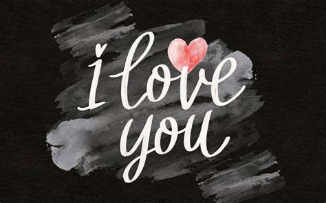 Watercolour Lettering I Love You Free Stock Photo - Public Domain Pictures