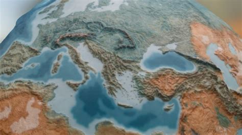 Europe Relief Map - Download Free 3D model by jerryfisher [9f8e318] - Sketchfab