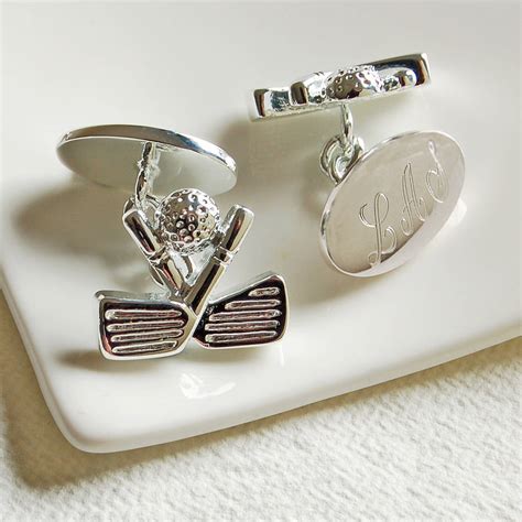 Personalised Golf Cufflinks By Highland Angel | notonthehighstreet.com