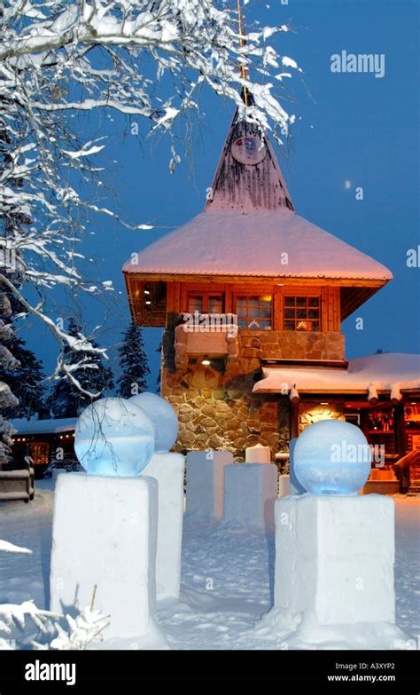 Finland Santa Claus Village Stock Photo - Alamy