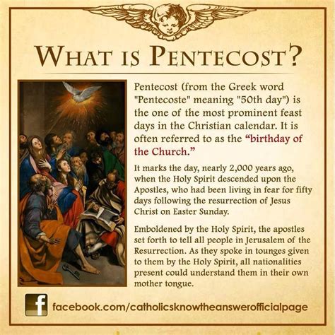 What is Pentecost? FYI | Catholic theology, Catholic beliefs, Pentecost