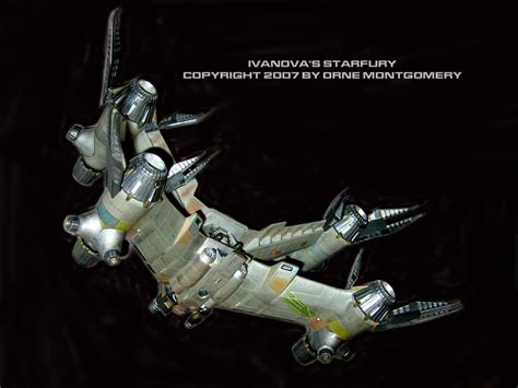 Ivanova's STARFURY built by Orne Montgomery - Modelers Miniatures & Magic | Miniatures ...