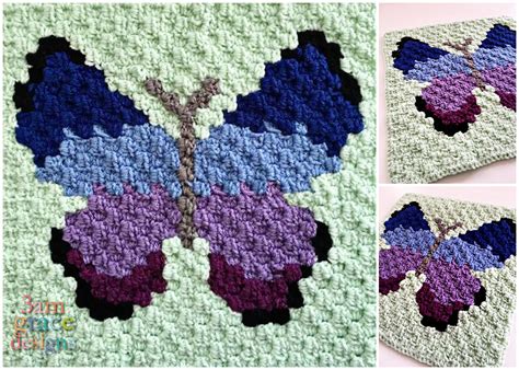 Crochet Butterfly Graph Pattern - Amelia's Crochet