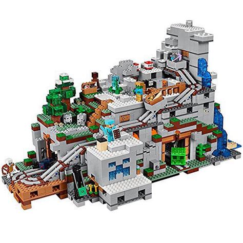 LEGO 6174386 Minecraft The Mountain Cave 21137 Building Kit (2863 Piece ...