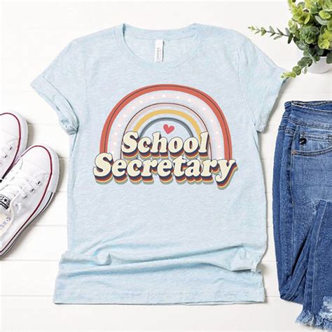 School Secretary Shirt School Secretary Gifts Front Office - Etsy