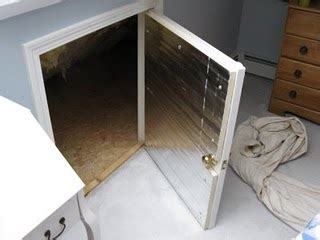 How To Insulate A Crawlspace Door | Crawl space door, Attic remodel ...