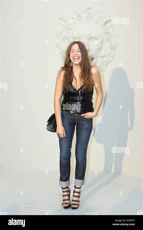 French singer Izia Higelin attends Chanel Haute Couture fashion fall ...