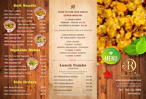 Coon Rapids Menu – Rose Garden