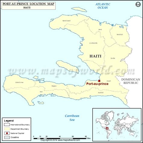 Port Au Prince Haiti Map – The World Map