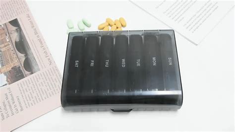 Extra Large Weekly Pill Organizer 3 Times A Day Winlike Portable Pill ...