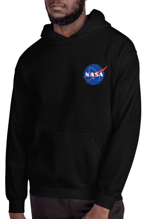 Nasa Logo Hoodie Black – ENSLAVED