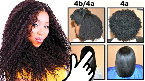 Natural Hair Types EXPLAINED In Detail w/ PICTURES! 4C 4B & 4A HAIR CHART! - YouTube