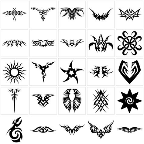 tattoo designs: tribal tattoo symbols design